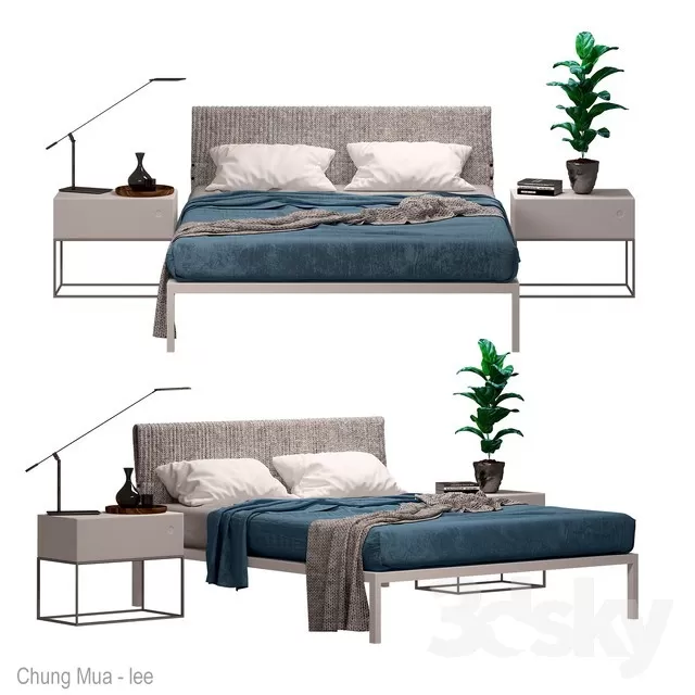 3DSKYFREE – BED 3DS MAX MODELS