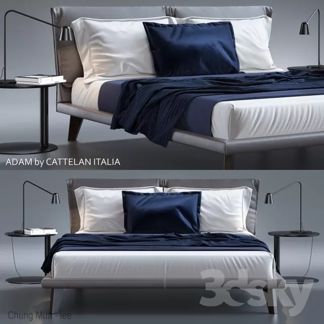 3DSKYFREE – BED 3DS MAX MODELS
