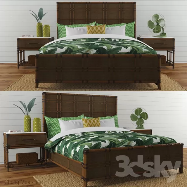 3DSKYFREE – BED 3DS MAX MODELS