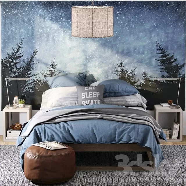 DECOR HELPER – BED 3D MODELS – 544