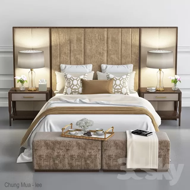 3DSKYFREE – BED 3DS MAX MODELS