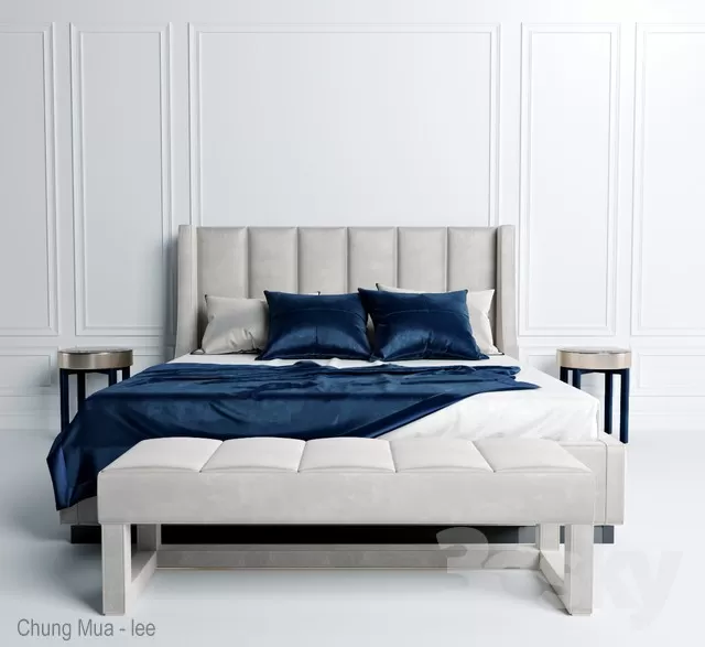 3DSKYFREE – BED 3DS MAX MODELS