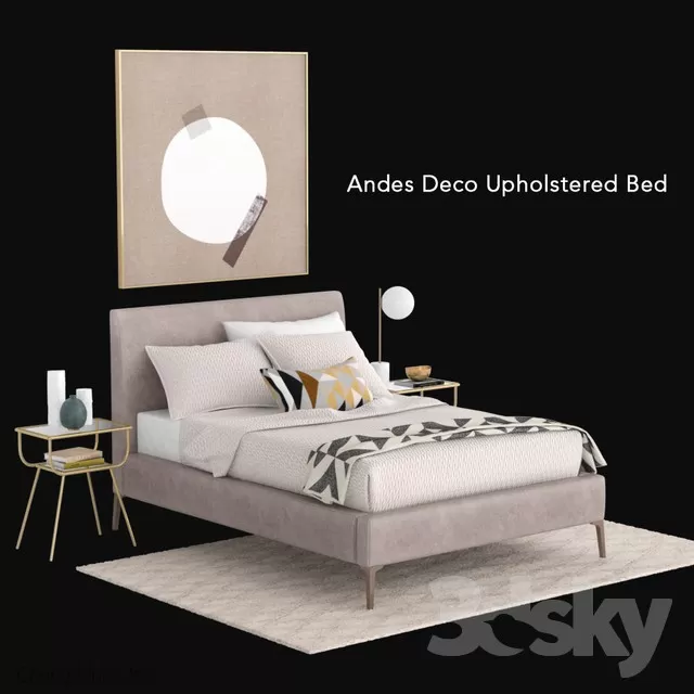 3DSKYFREE – BED 3DS MAX MODELS