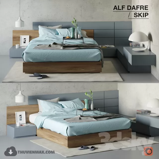 3DSKYFREE – BED 3DS MAX MODELS