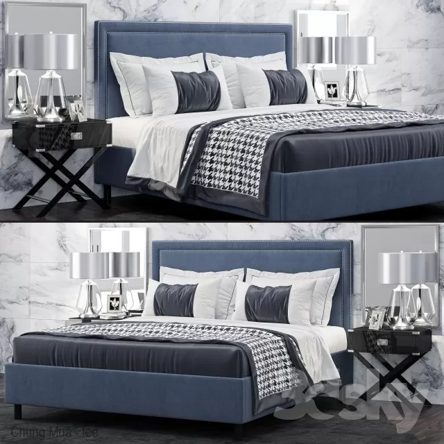 3DSKYFREE – BED 3DS MAX MODELS