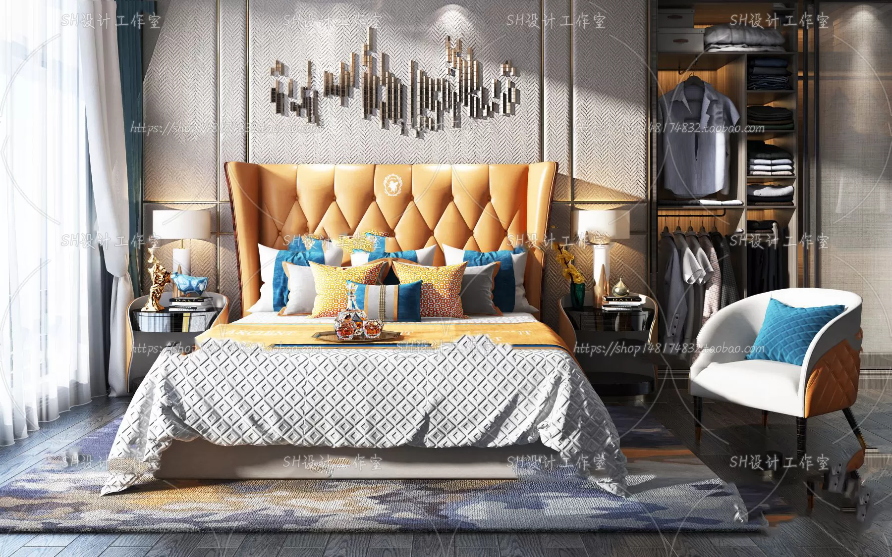 3DSKYFREE – BED 3DS MAX MODELS