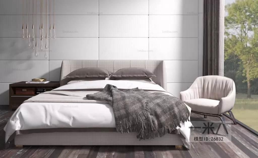 3DSKYFREE – BED 3DS MAX MODELS