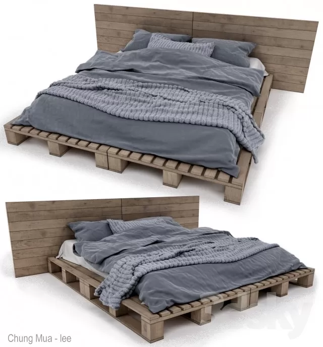 3DSKYFREE – BED 3DS MAX MODELS