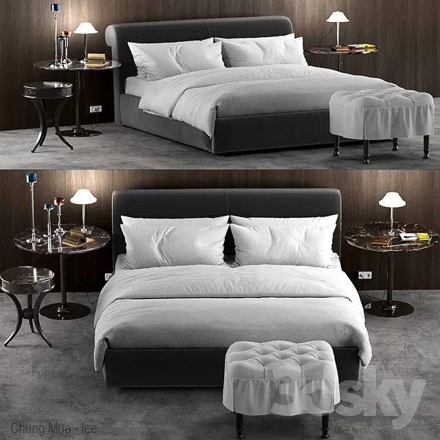 3DSKYFREE – BED 3DS MAX MODELS