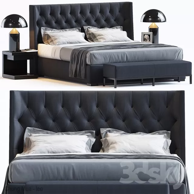 DECOR HELPER – BED 3D MODELS – 610