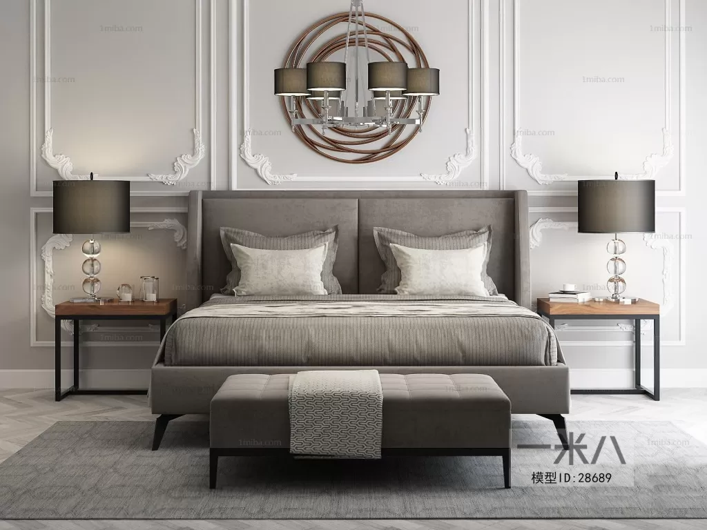 3DSKYFREE – BED 3DS MAX MODELS