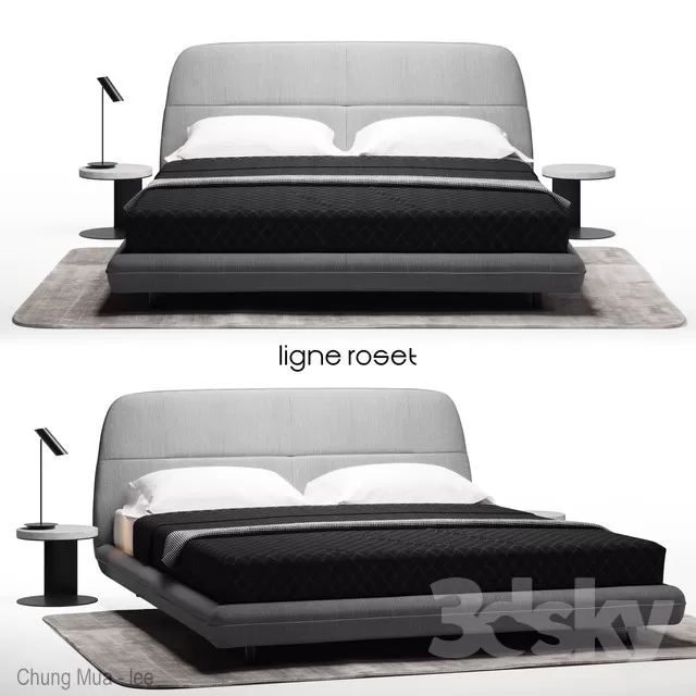 3DSKYFREE – BED 3DS MAX MODELS
