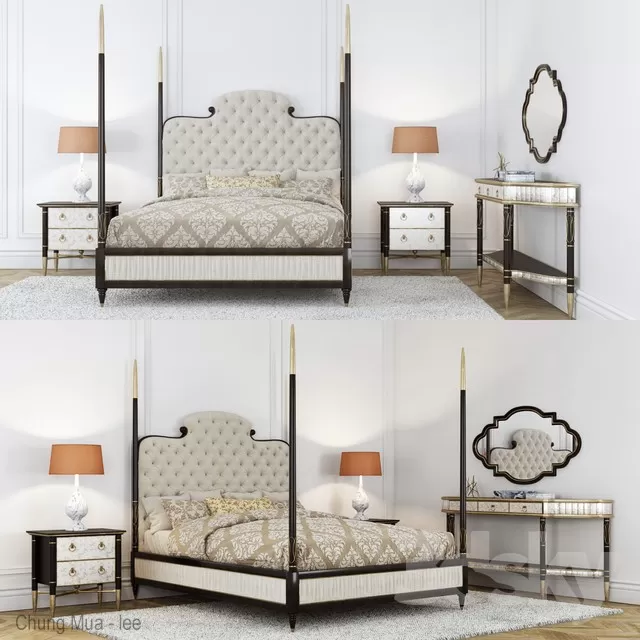 3DSKYFREE – BED 3DS MAX MODELS