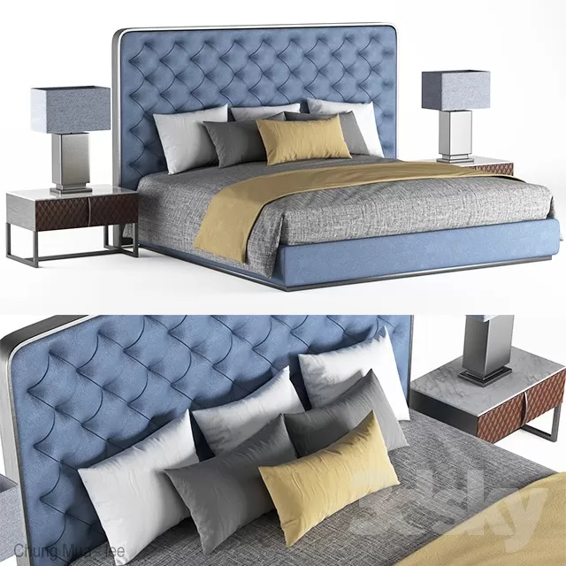 3DSKYFREE – BED 3DS MAX MODELS