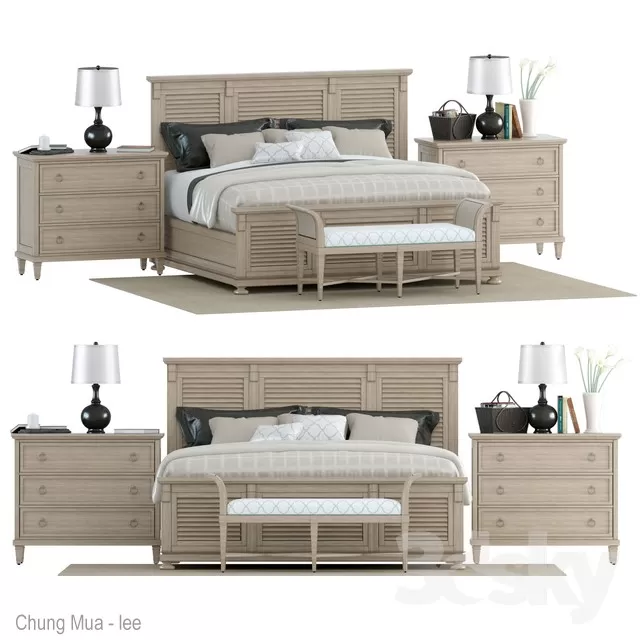 3DSKYFREE – BED 3DS MAX MODELS