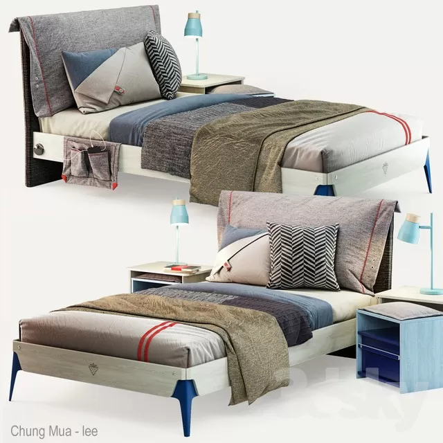 3DSKYFREE – BED 3DS MAX MODELS