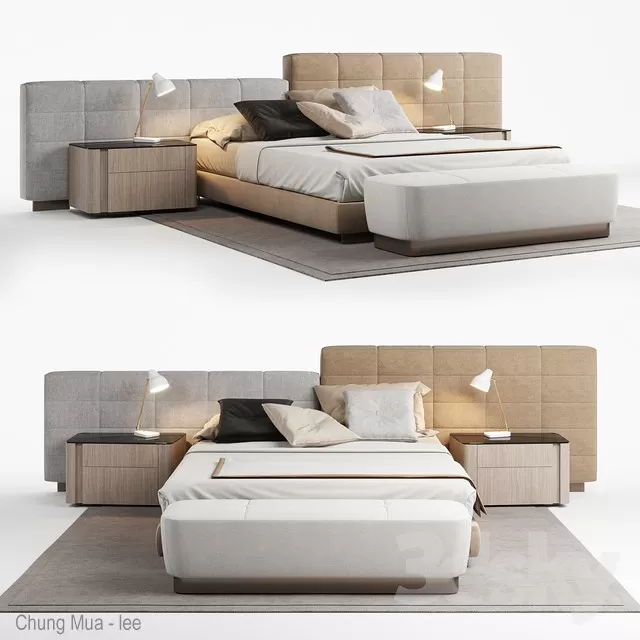 3DSKYFREE – BED 3DS MAX MODELS