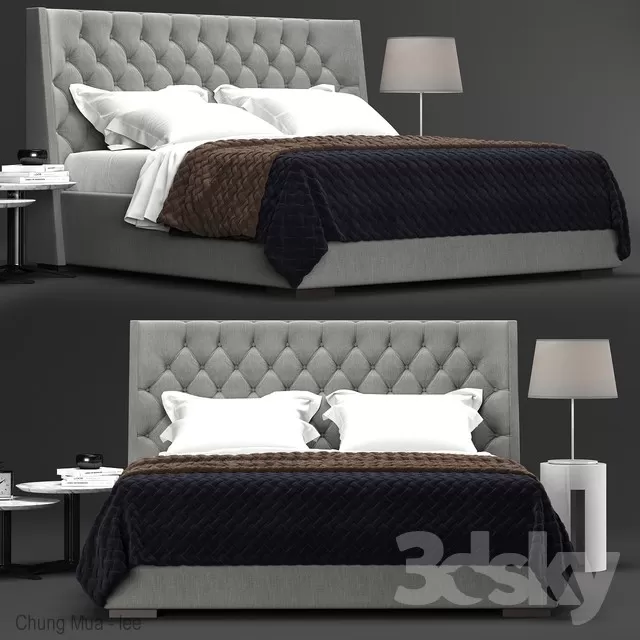 3DSKYFREE – BED 3DS MAX MODELS