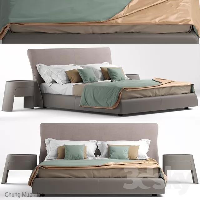 3DSKYFREE – BED 3DS MAX MODELS