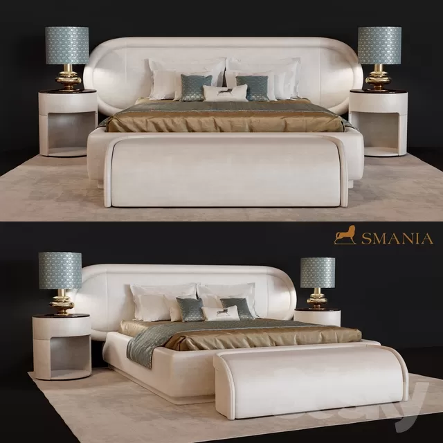 3DSKYFREE – BED 3DS MAX MODELS