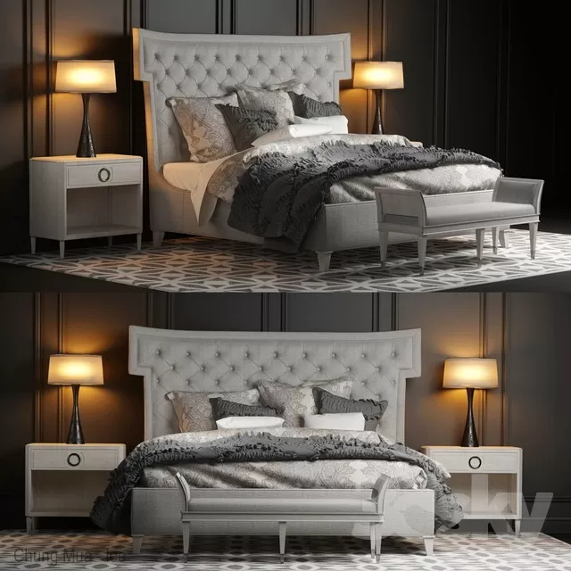 3DSKYFREE – BED 3DS MAX MODELS