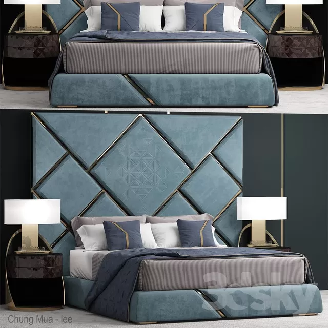 3DSKYFREE – BED 3DS MAX MODELS