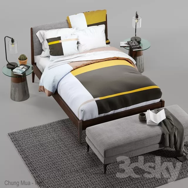 3DSKYFREE – BED 3DS MAX MODELS