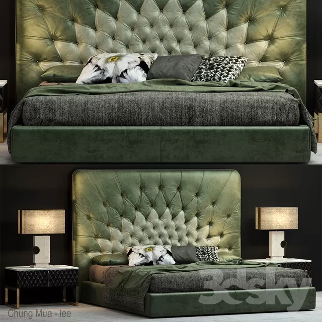 3DSKYFREE – BED 3DS MAX MODELS