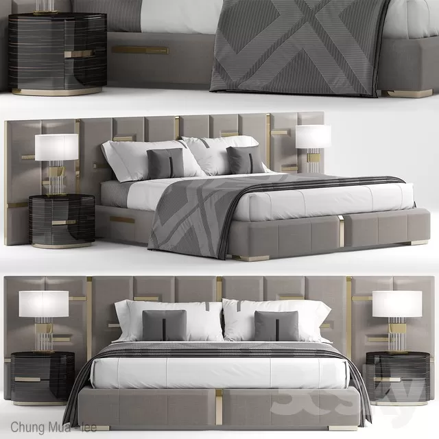 3DSKYFREE – BED 3DS MAX MODELS