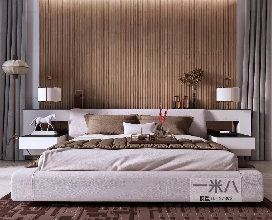 3DSKYFREE – BED 3DS MAX MODELS
