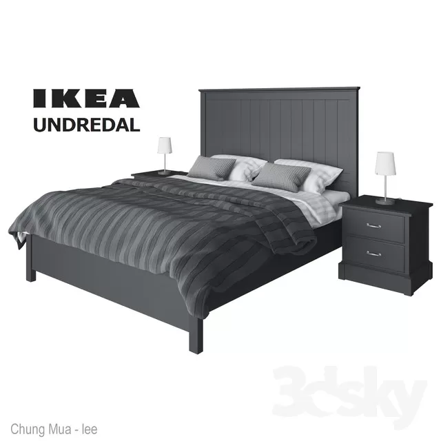 3DSKYFREE – BED 3DS MAX MODELS