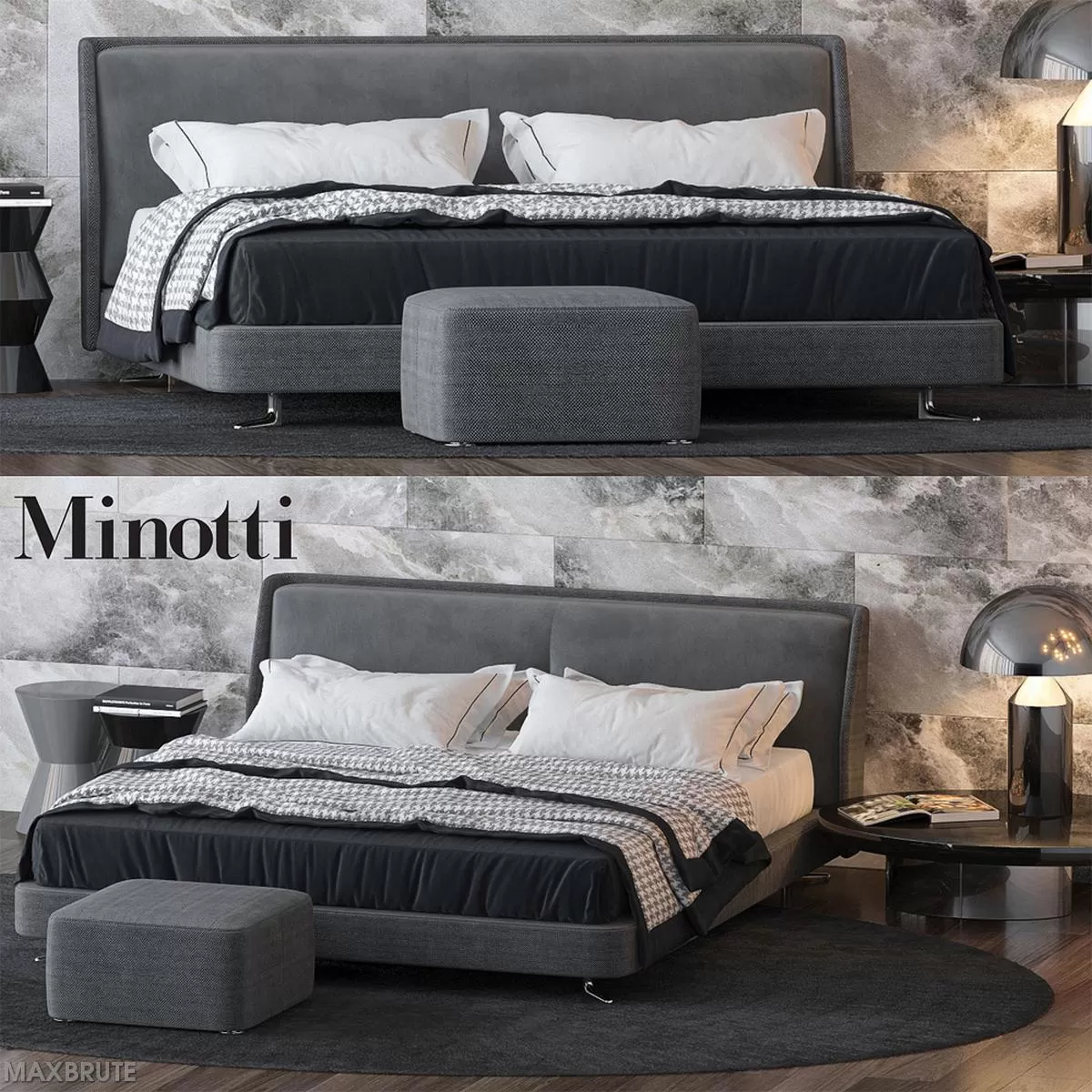 3DSKYFREE – BED 3DS MAX MODELS