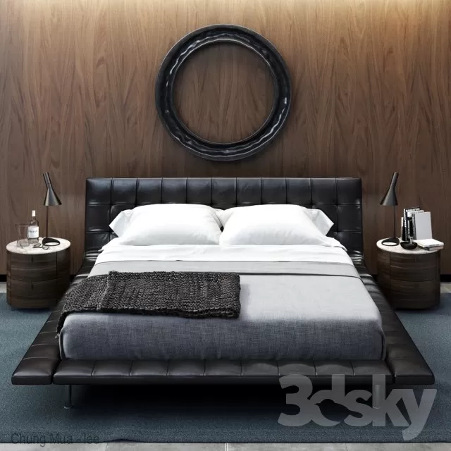 3DSKYFREE – BED 3DS MAX MODELS