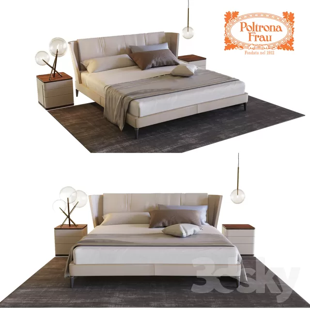 3DSKYFREE – BED 3DS MAX MODELS