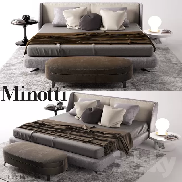 3DSKYFREE – BED 3DS MAX MODELS
