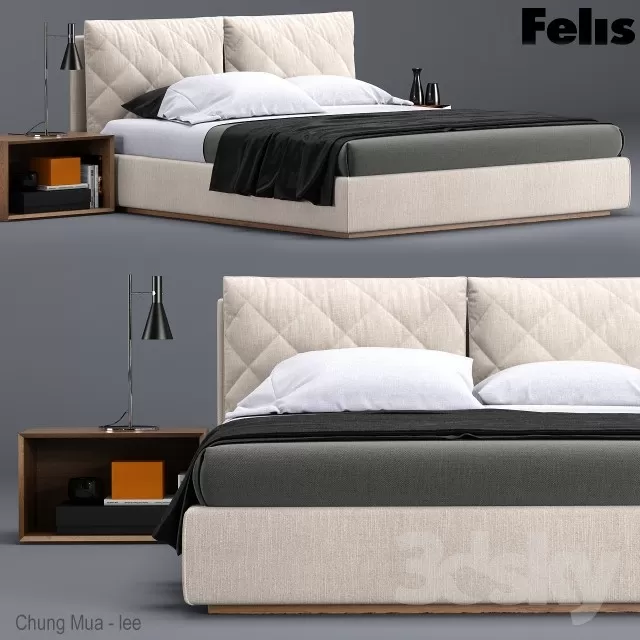 3DSKYFREE – BED 3DS MAX MODELS