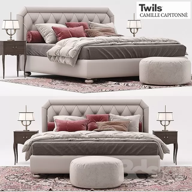 3DSKYFREE – BED 3DS MAX MODELS