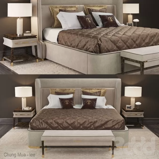 3DSKYFREE – BED 3DS MAX MODELS