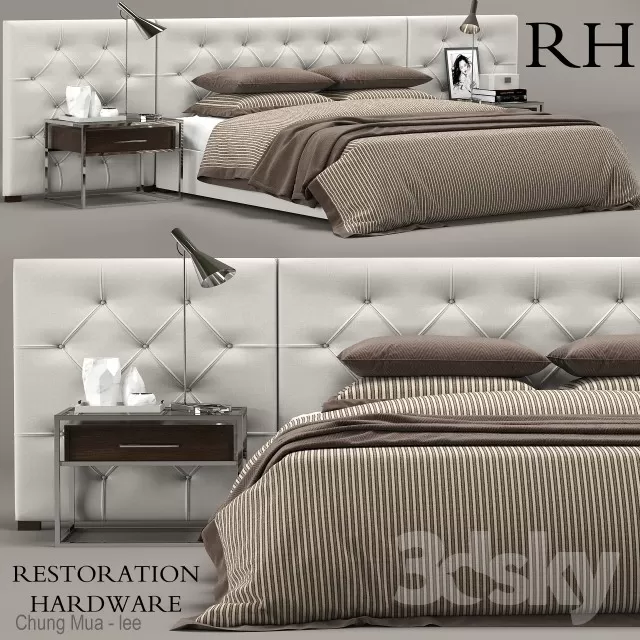 3DSKYFREE – BED 3DS MAX MODELS