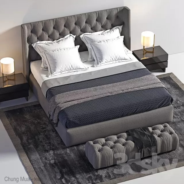 3DSKYFREE – BED 3DS MAX MODELS