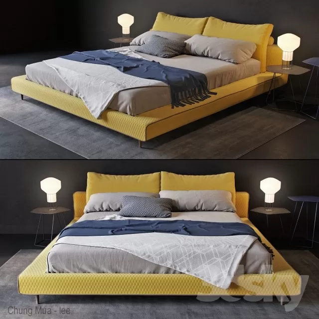3DSKYFREE – BED 3DS MAX MODELS