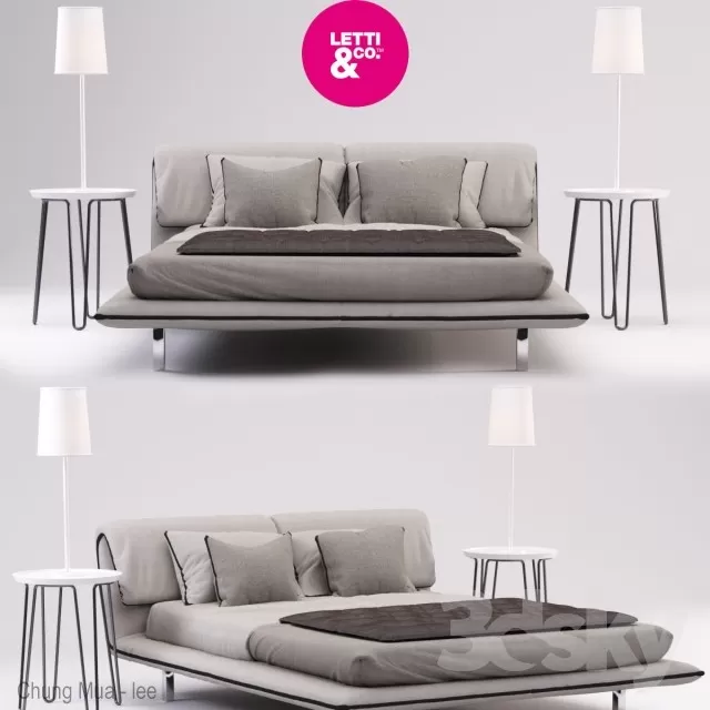 3DSKYFREE – BED 3DS MAX MODELS