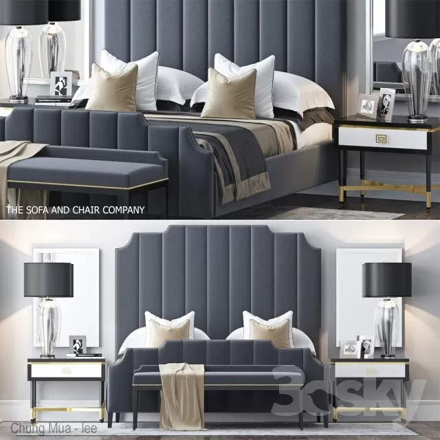 3DSKYFREE – BED 3DS MAX MODELS