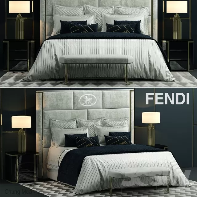 3DSKYFREE – BED 3DS MAX MODELS