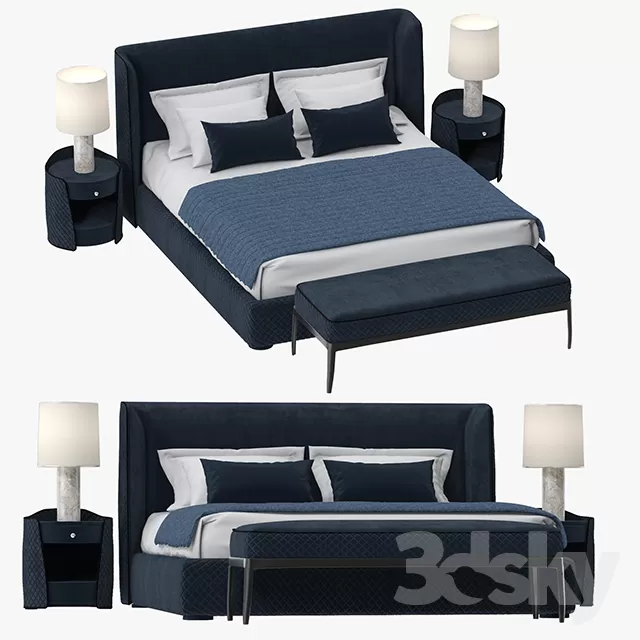 3DSKYFREE – BED 3DS MAX MODELS