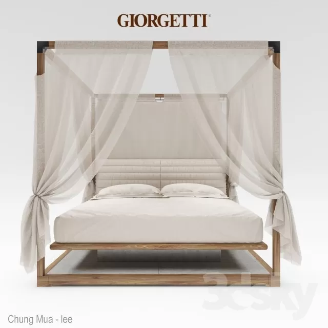 3DSKYFREE – BED - CAPONY 3DS MAX MODELS