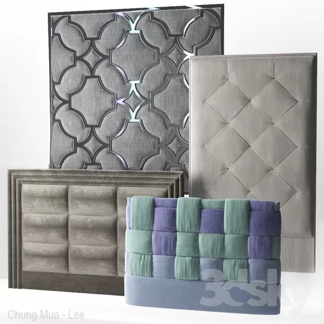 3DSKYFREE – BED - HEAD 3DS MAX MODELS