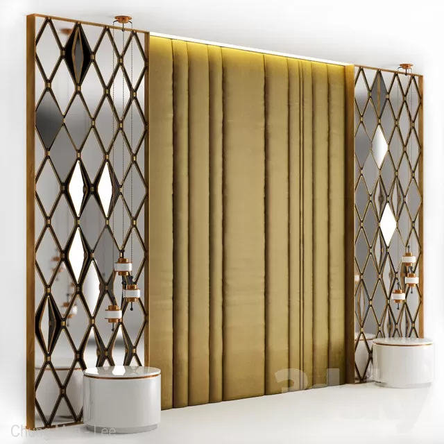 3DSKYFREE – BED - HEAD 3DS MAX MODELS