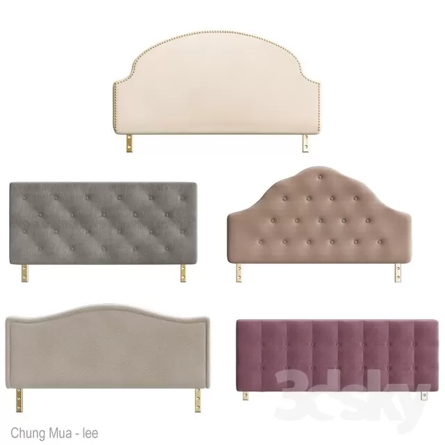 3DSKYFREE – BED - HEAD 3DS MAX MODELS