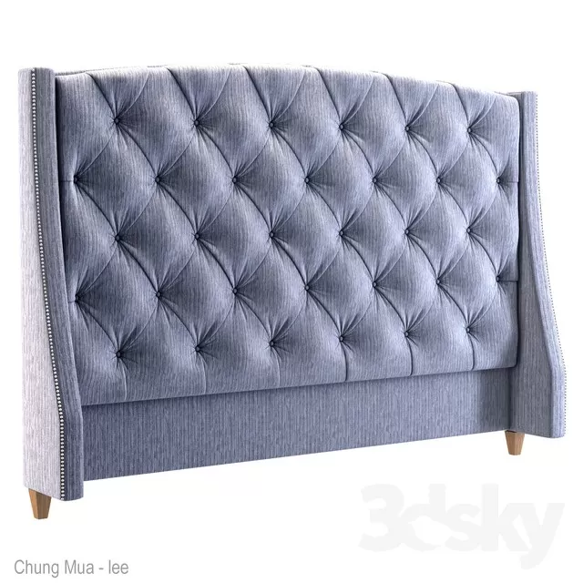 3DSKYFREE – BED - HEAD 3DS MAX MODELS